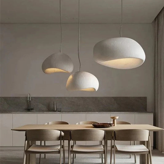 LED-pendellampe i wabi-sabi-stil