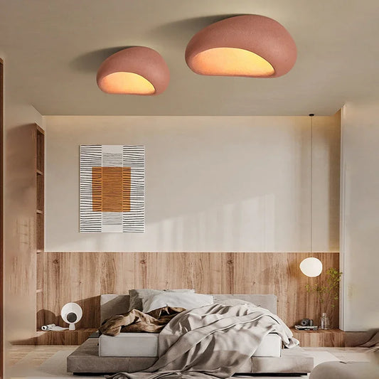 Loftlampe LED i wabi-sabi stil – dekorativ loftlampe med organisk form