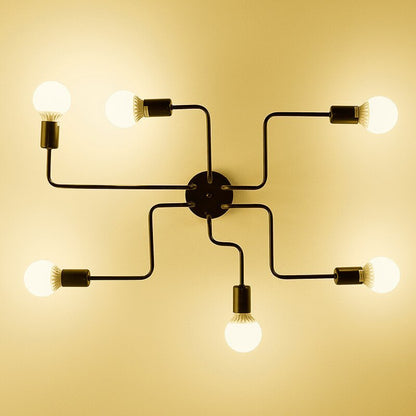 Plafond i metal, Sputnik-stil - Lumzi