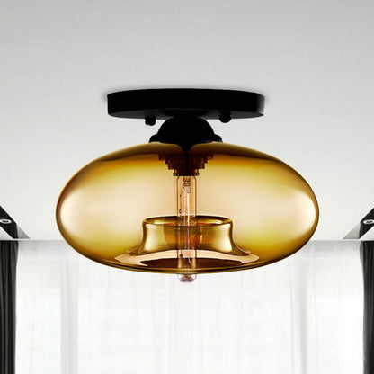 Plafond i farvet glas, art deco - Lumzi