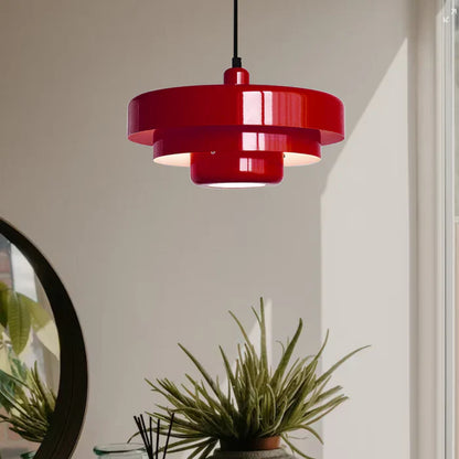 Moderne geometrisk pendellampe med LED