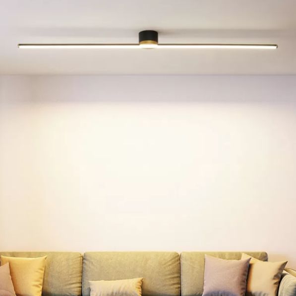 Slank plafond i bar-design med guld - Lumzi