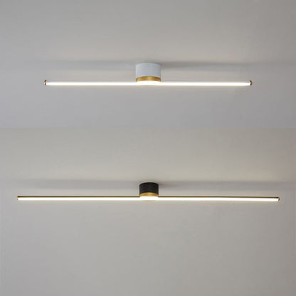 Slank plafond i bar-design med guld - Lumzi