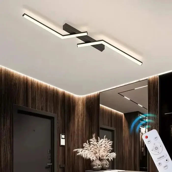 Moderne geometrisk LED-loftlampe