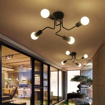 Plafond i metal, Sputnik-stil - Lumzi