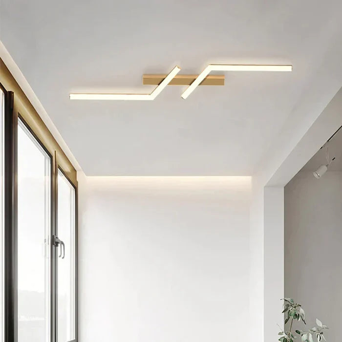 Moderne geometrisk LED-loftlampe