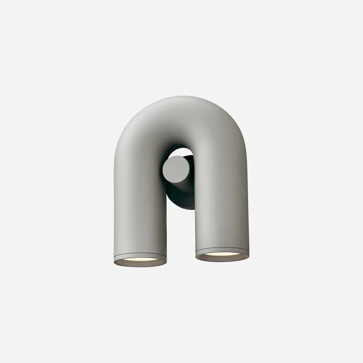 Bueformet LED-væglampe i moderne design
