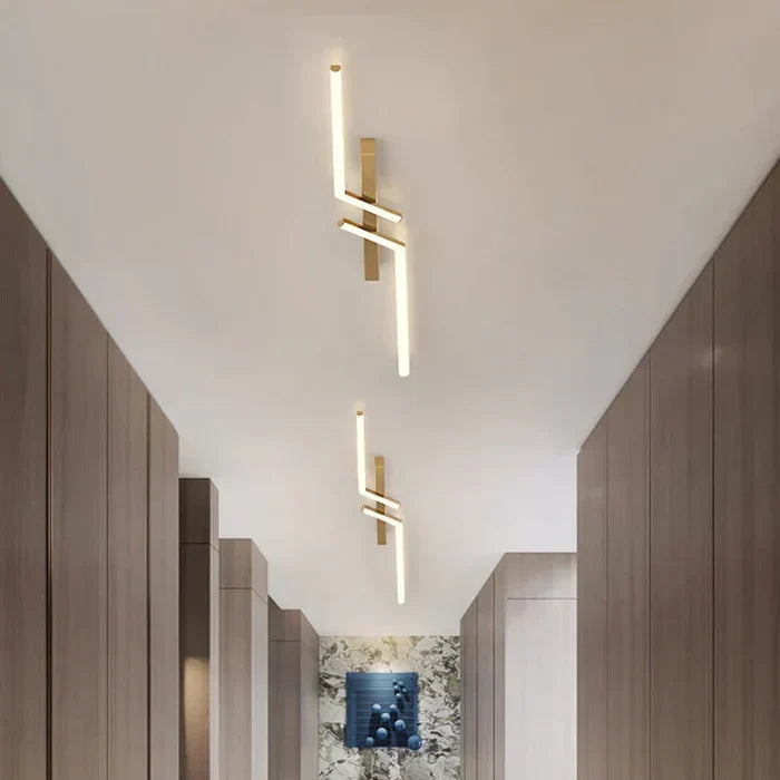 Moderne geometrisk LED-loftlampe