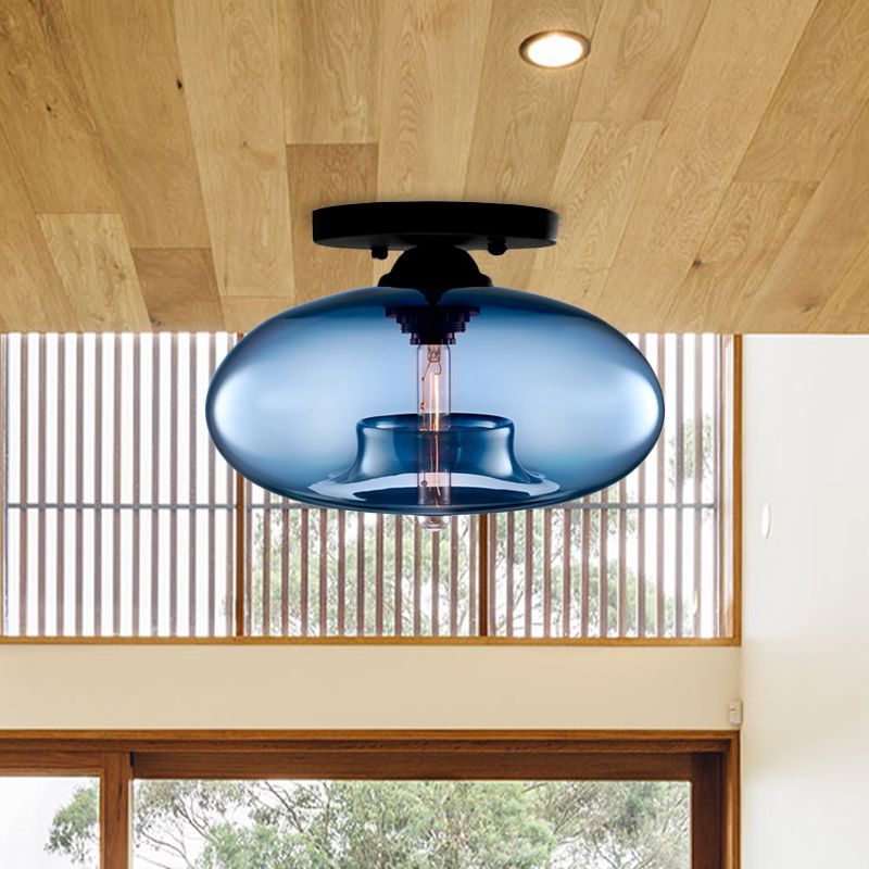 Plafond i farvet glas, art deco - Lumzi