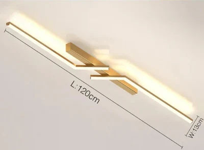 Moderne geometrisk LED-loftlampe