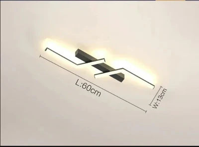 Moderne geometrisk LED-loftlampe