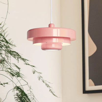Moderne geometrisk pendellampe med LED