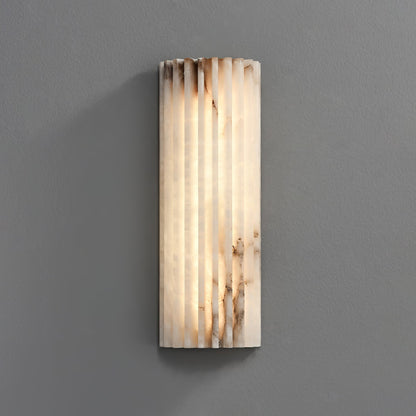 Fluted Alabast Væglampe - Lumzi