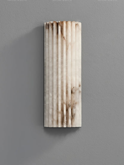 Fluted Alabast Væglampe - Lumzi