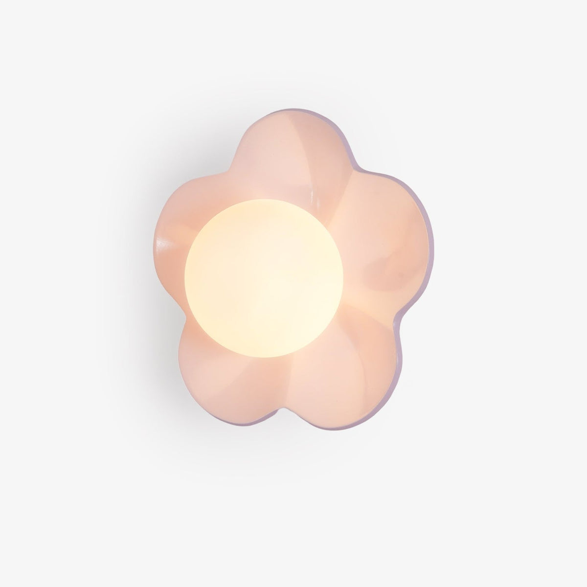 Blomstervæglampe med opalglasglobe - Lumzi