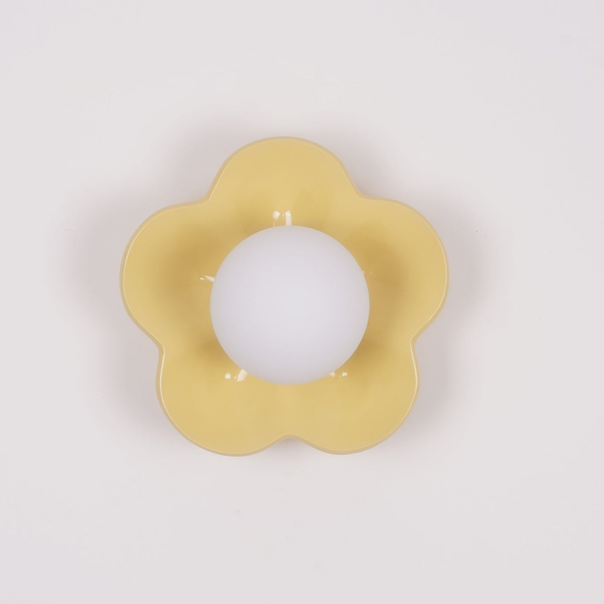 Blomstervæglampe med opalglasglobe - Lumzi