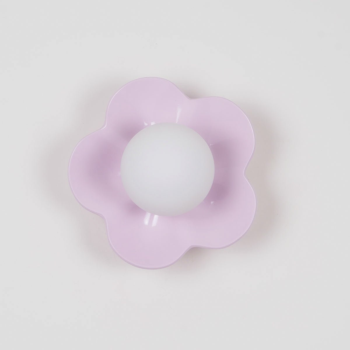 Blomstervæglampe med opalglasglobe - Lumzi
