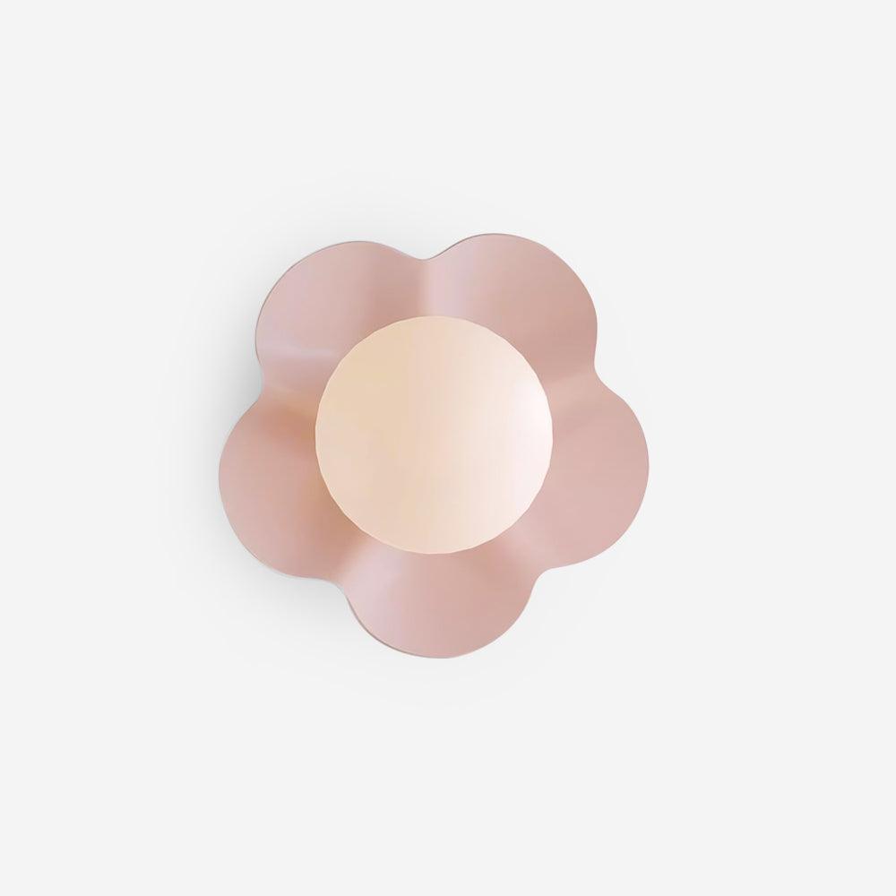 Blomstervæglampe med opalglasglobe - Lumzi