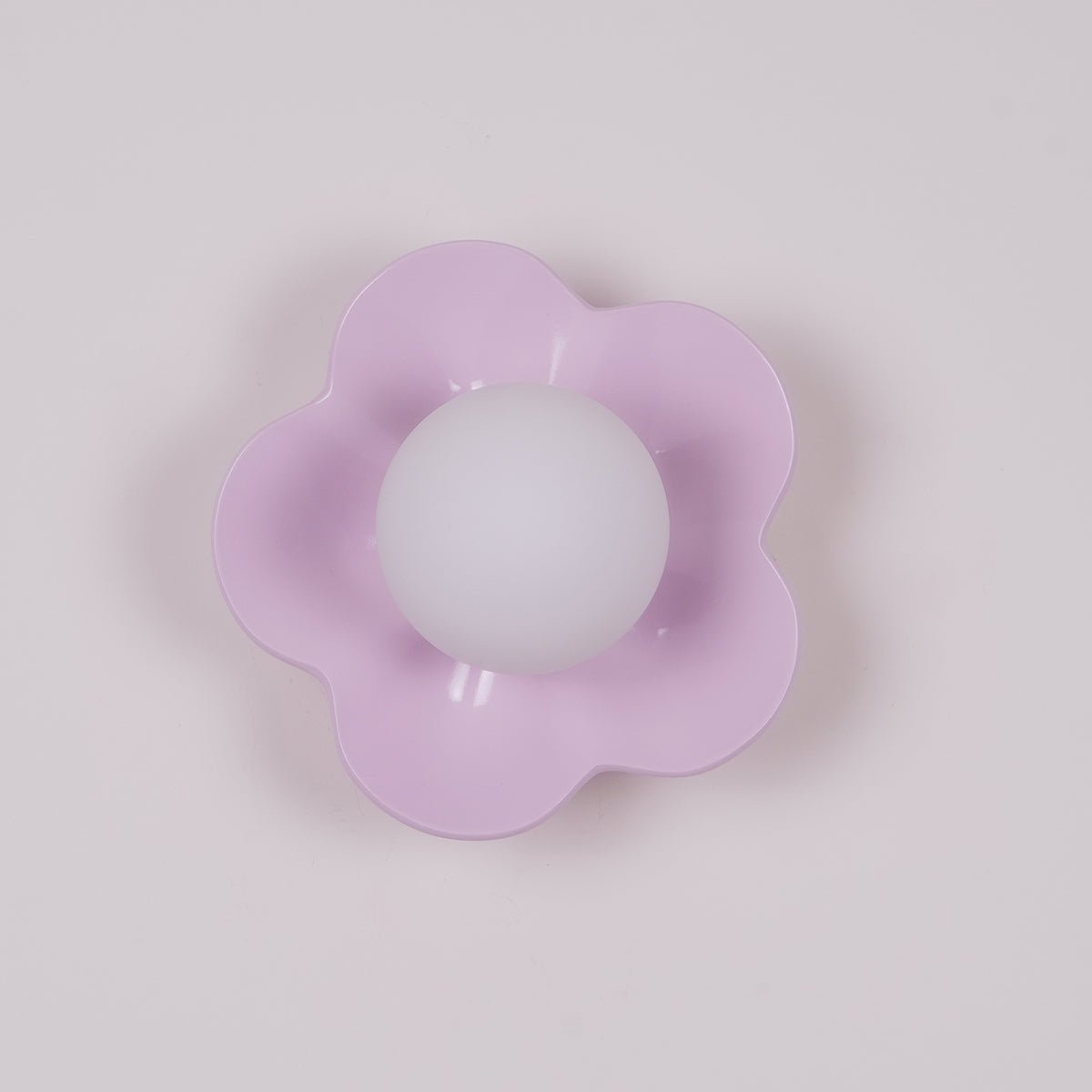Blomstervæglampe med opalglasglobe - Lumzi