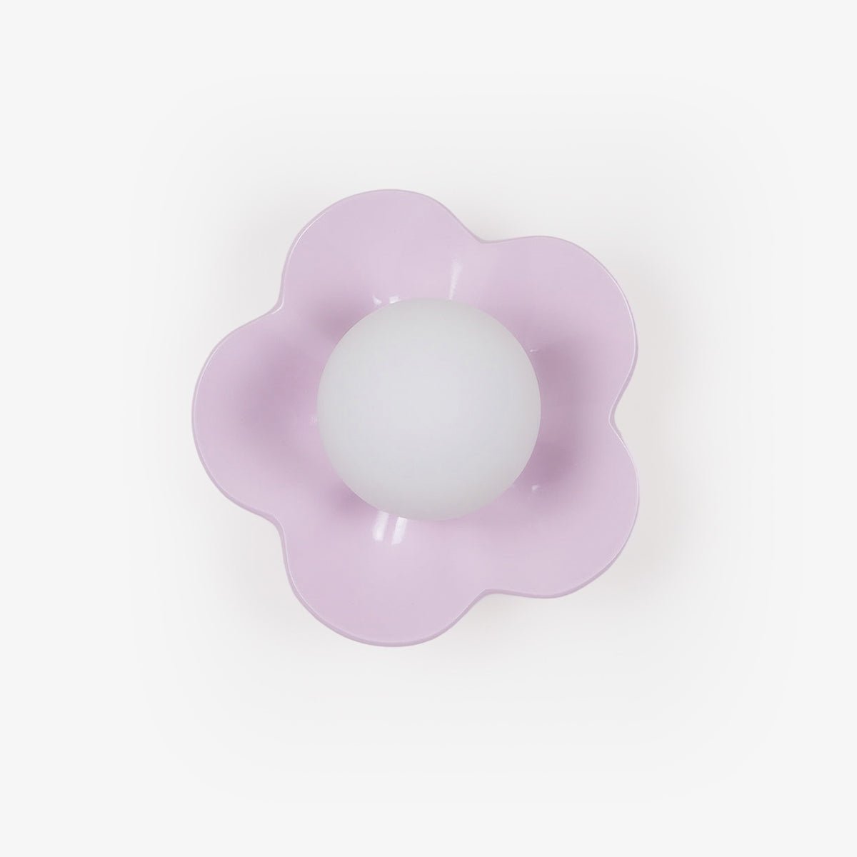 Blomstervæglampe med opalglasglobe - Lumzi