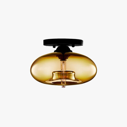 Plafond i farvet glas, art deco - Lumzi