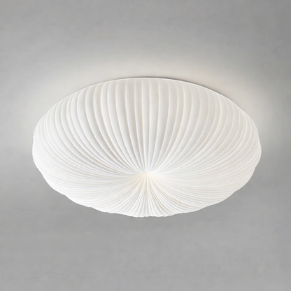Japandi-loftlampe med skalformet kuppel