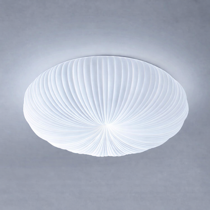Japandi-loftlampe med skalformet kuppel