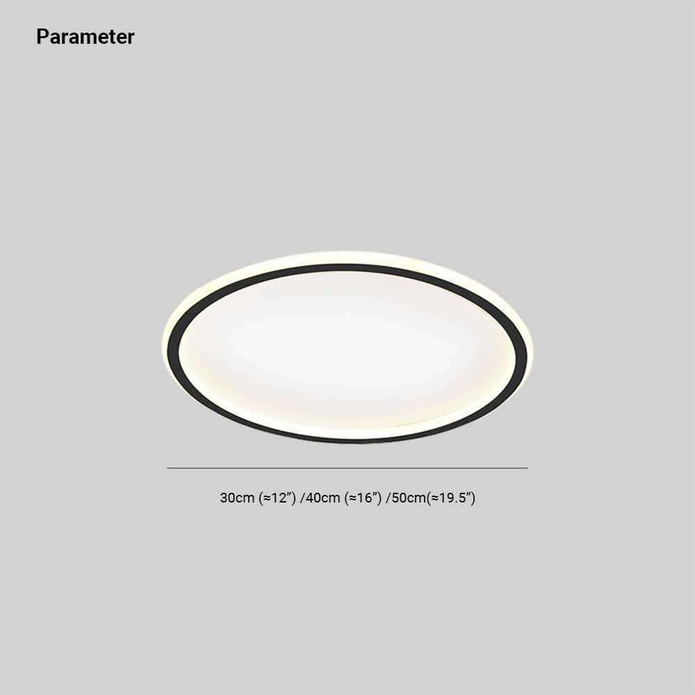 Rund plafond med akryldiffuser - Lumzi