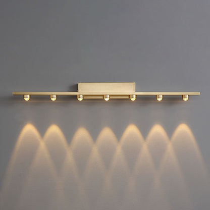 Lineær LED-væglampe med spots - Lumzi