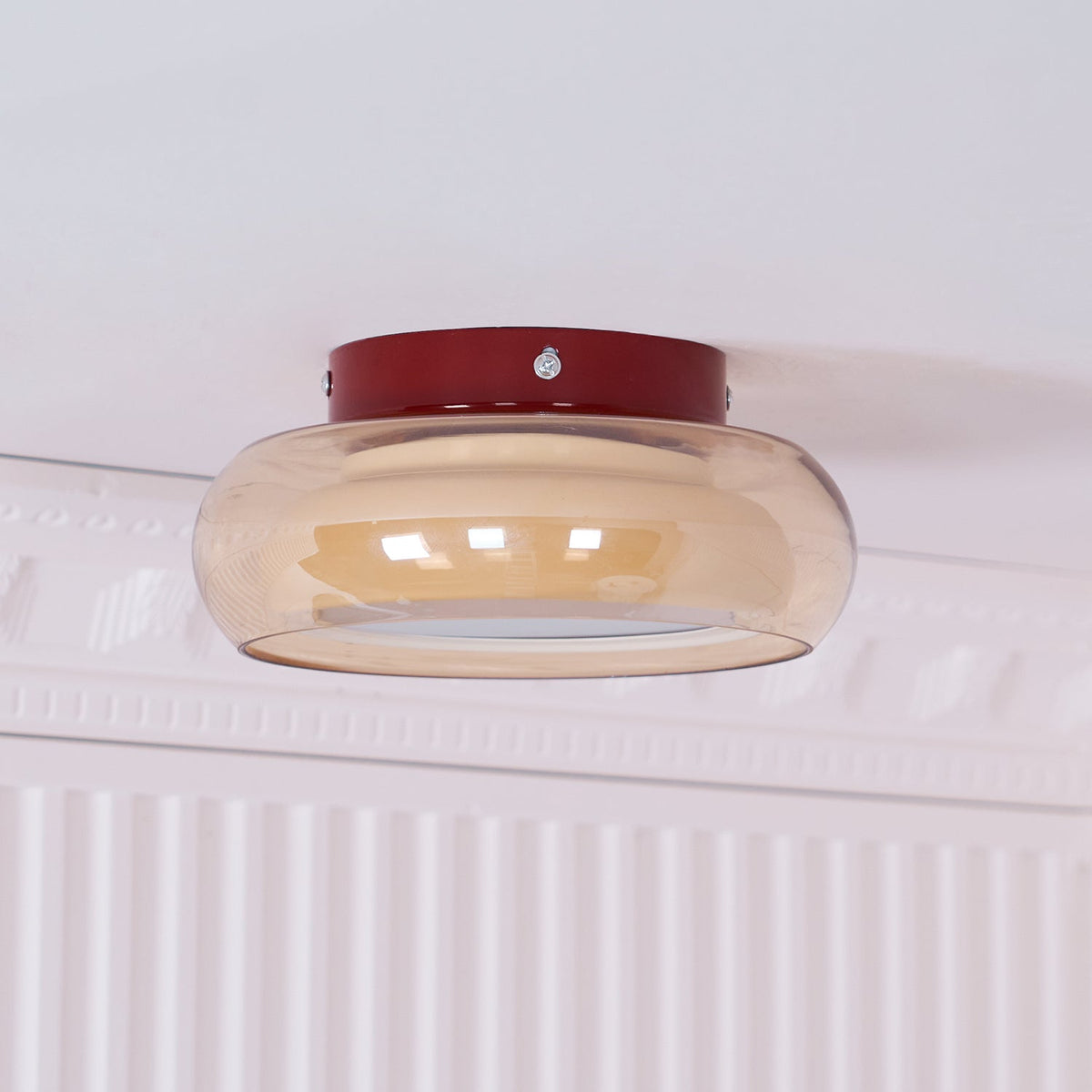 Plafond i cognacfarvet glas - Lumzi