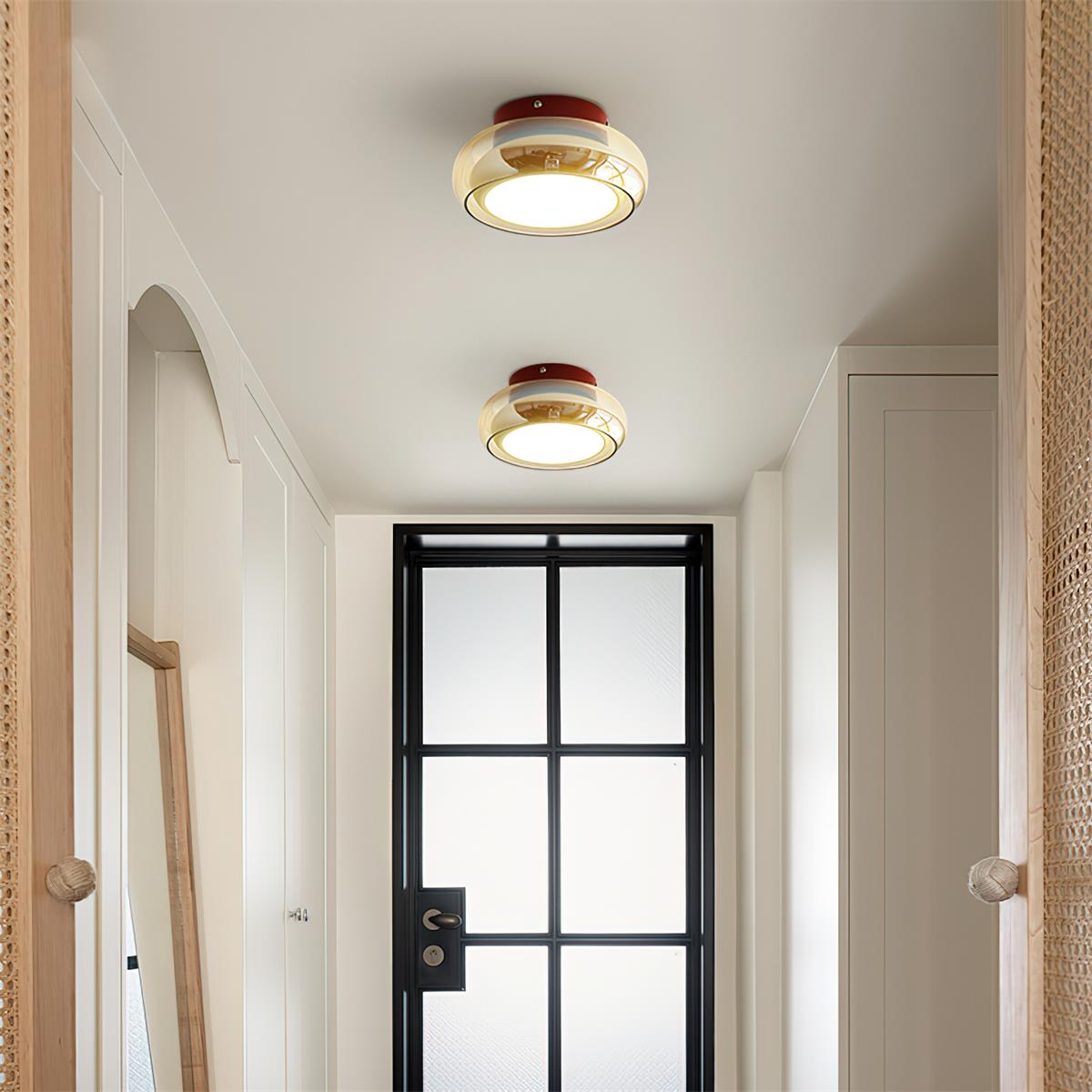 Plafond i cognacfarvet glas - Lumzi