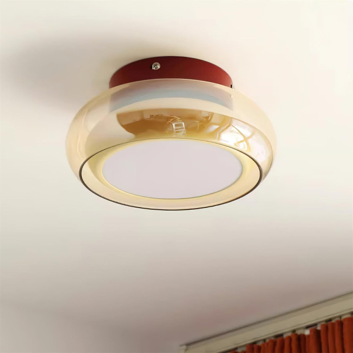 Plafond i cognacfarvet glas - Lumzi