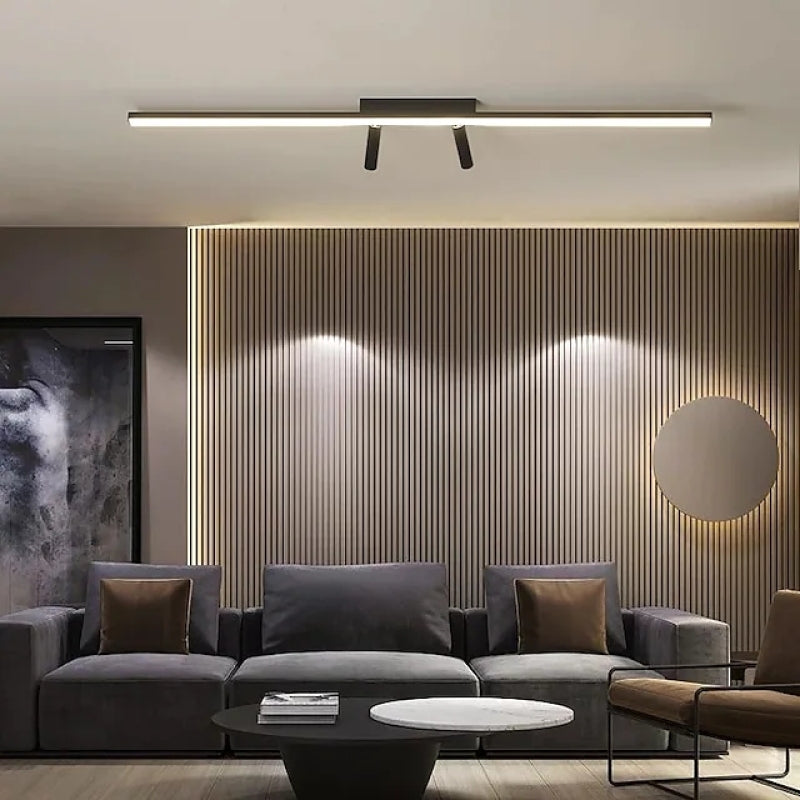 Plafond i metal med to spots - Lumzi