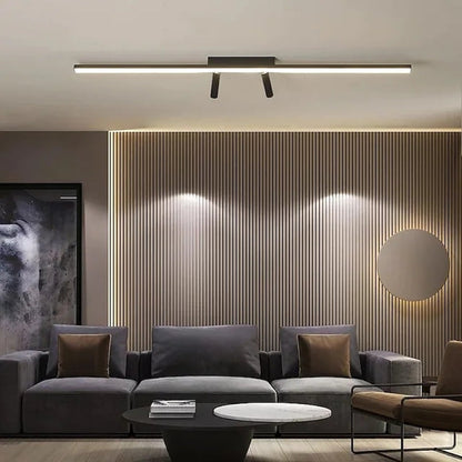 Plafond i metal med to spots - Lumzi