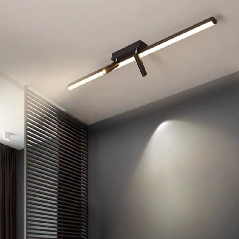 Plafond i metal med to spots - Lumzi