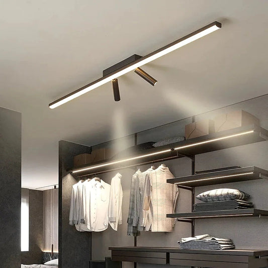 Plafond i metal med to spots - Lumzi