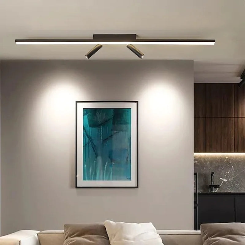 Plafond i metal med to spots - Lumzi