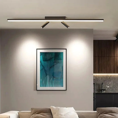 Plafond i metal med to spots - Lumzi