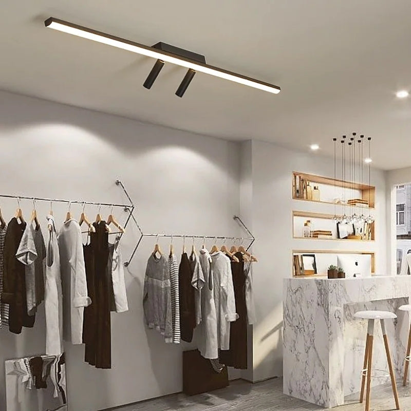 Plafond i metal med to spots - Lumzi
