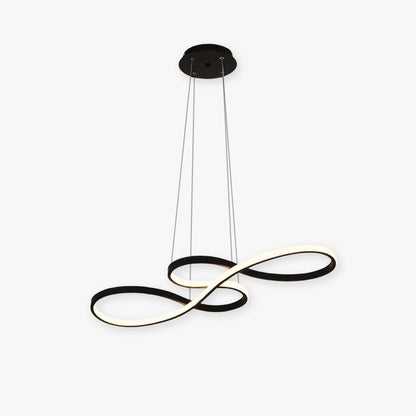 Skulpturel pendel med LED-sløjfer - Lumzi