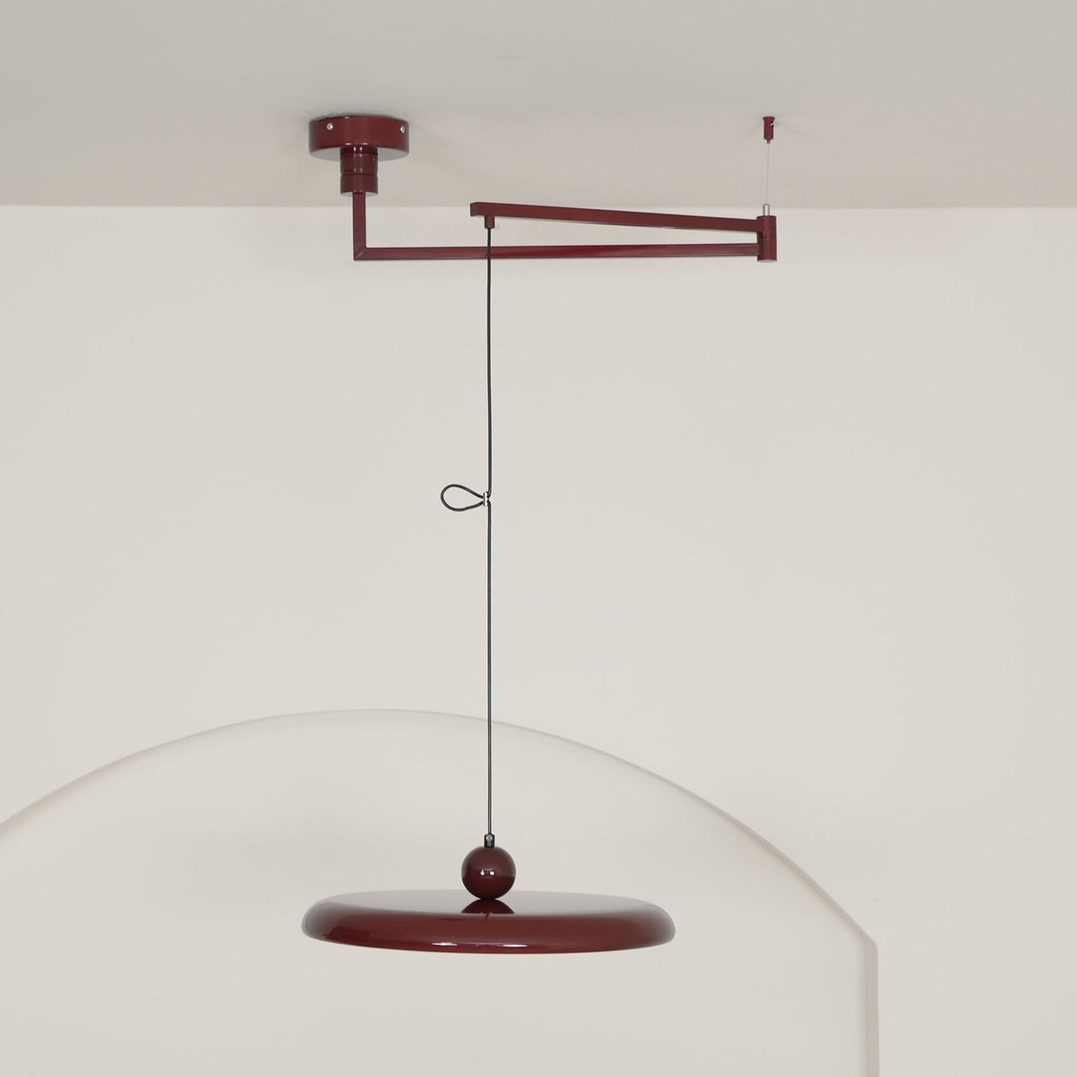 Pendel med svingarm og skive i Bauhaus-stil - Lumzi