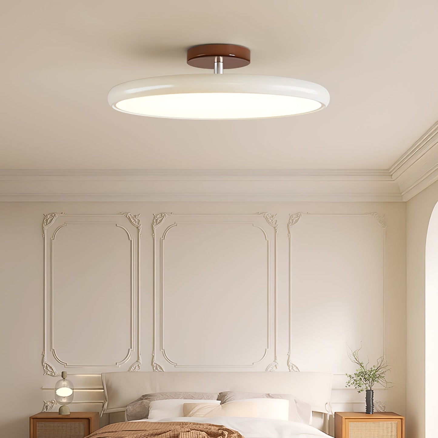 Plafond med hældbar skærm, disc-design - Lumzi