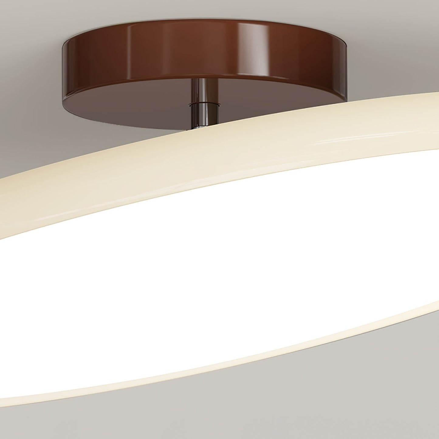 Plafond med hældbar skærm, disc-design - Lumzi
