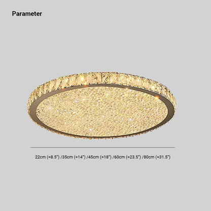 Plafond med facetslebne krystaller - Lumzi
