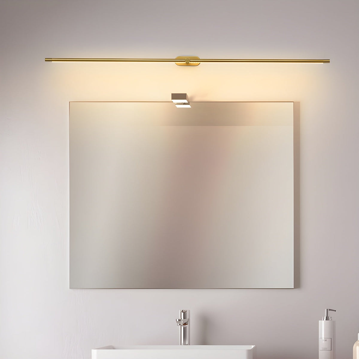 Slank genopladelig LED-badeværelseslampe - Lumzi