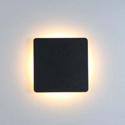 Minimalistisk LED-udendørsvæglampe, disc - Lumzi