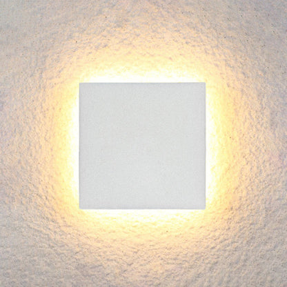Minimalistisk LED-udendørsvæglampe, disc - Lumzi