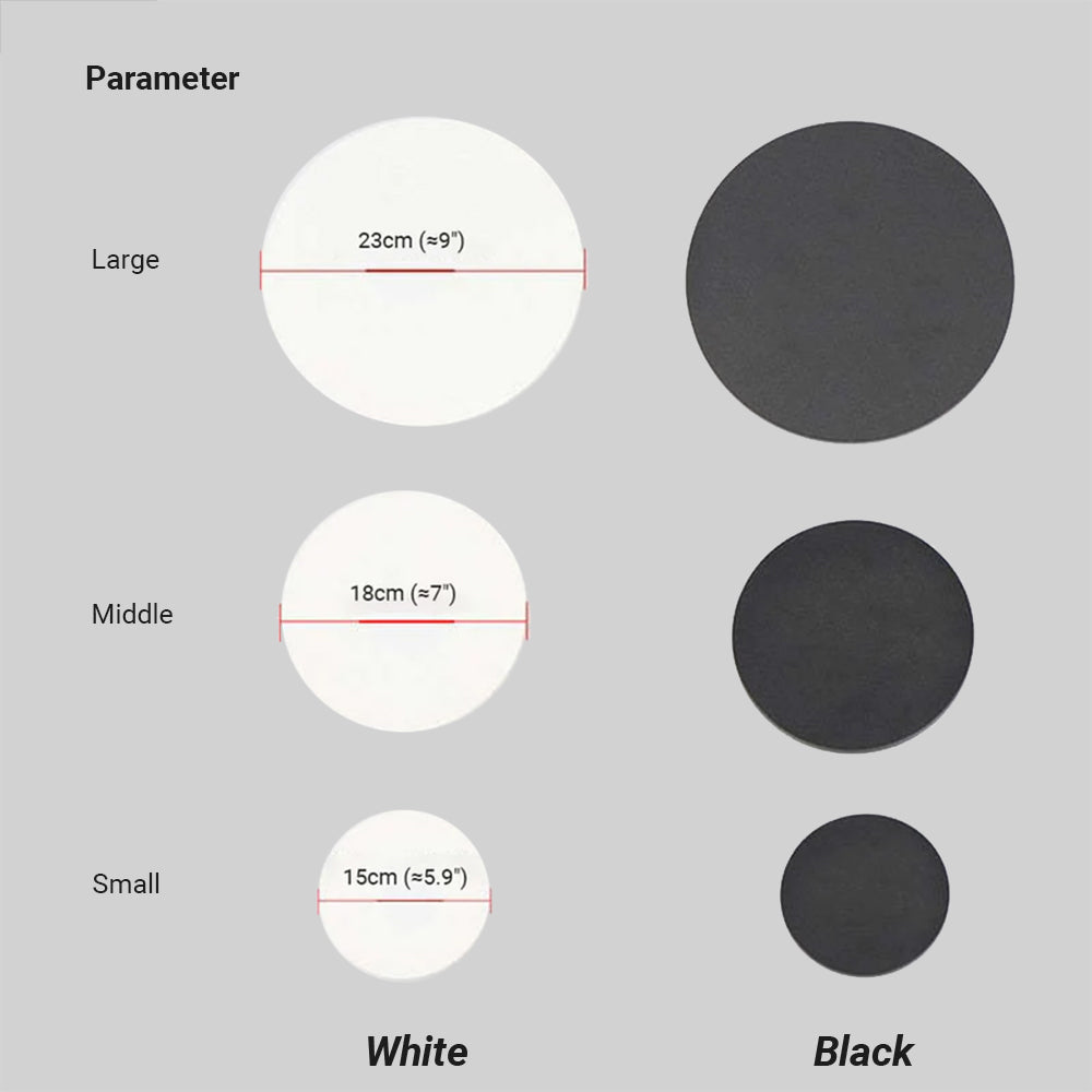 Minimalistisk LED-udendørsvæglampe, disc - Lumzi