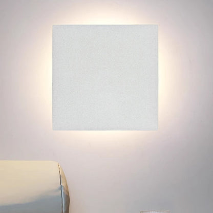 Minimalistisk LED-udendørsvæglampe, disc - Lumzi