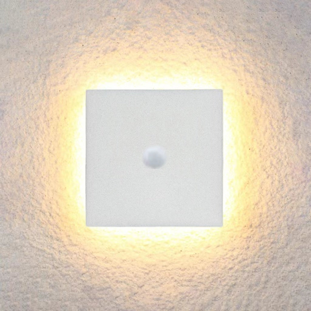Minimalistisk LED-udendørsvæglampe, disc - Lumzi
